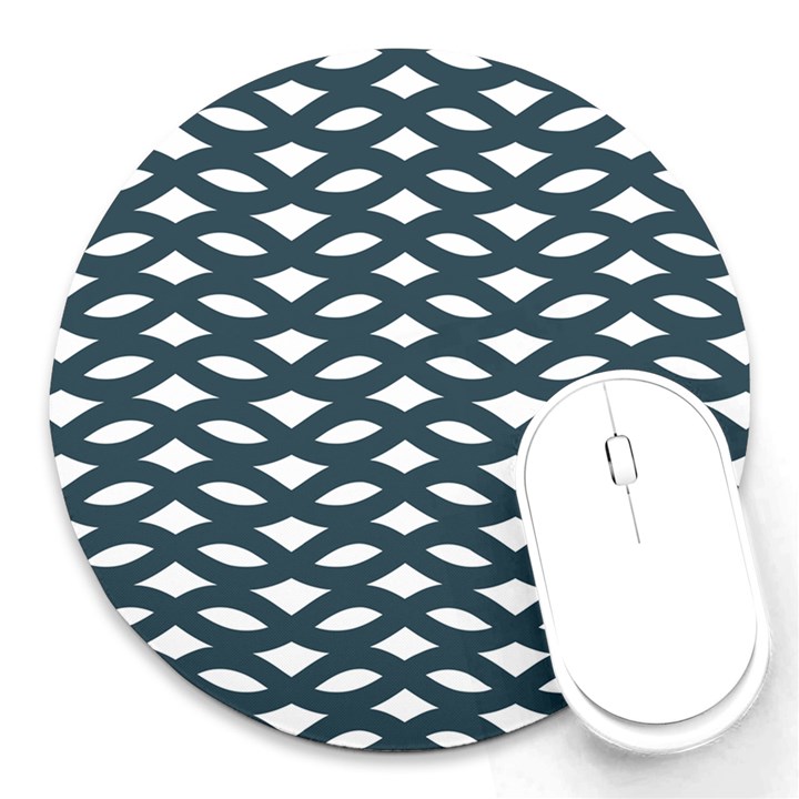 Lattice Pattern Round Mousepad