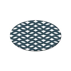 Lattice Pattern Sticker Oval (10 Pack) by GardenOfOphir