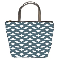 Lattice Pattern Bucket Bag by GardenOfOphir