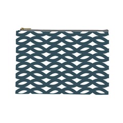 Lattice Pattern Cosmetic Bag (large) by GardenOfOphir