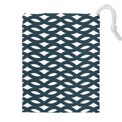 Lattice Pattern Drawstring Pouch (4xl) by GardenOfOphir