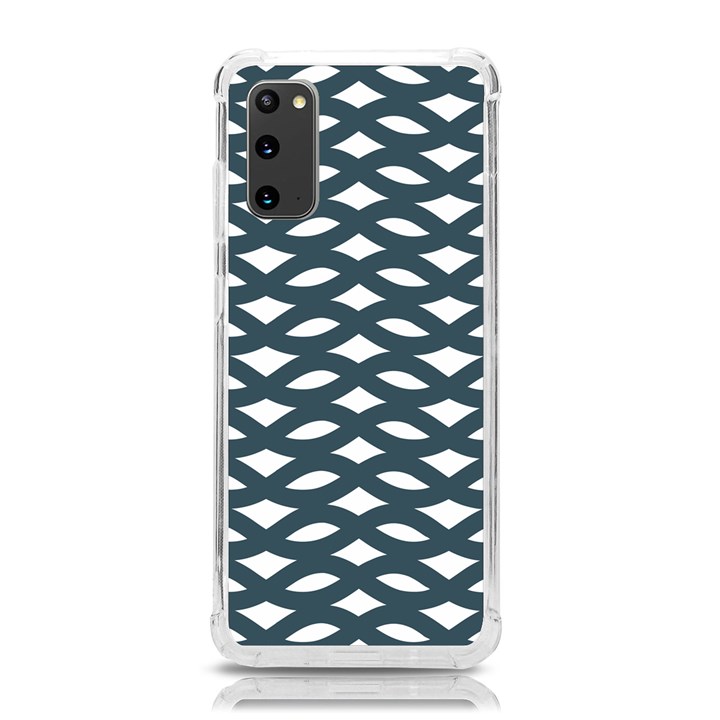 Lattice Pattern Samsung Galaxy S20 6.2 Inch TPU UV Case