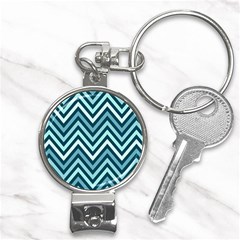 Chevron Vi Nail Clippers Key Chain by GardenOfOphir