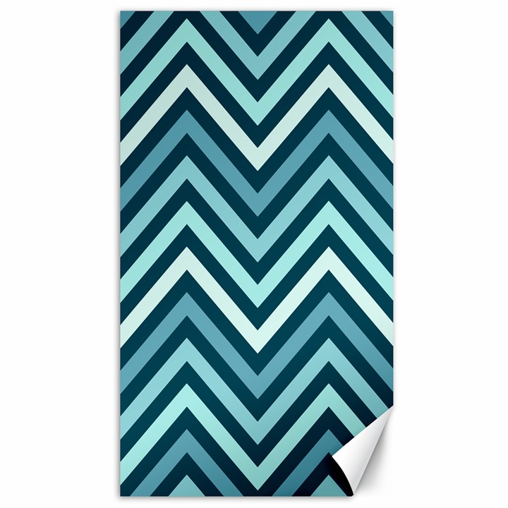 Chevron Vi Canvas 40  x 72 