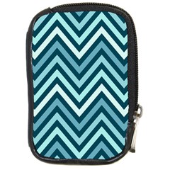 Chevron Vi Compact Camera Leather Case by GardenOfOphir