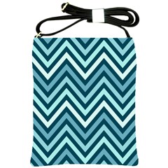 Chevron Vi Shoulder Sling Bag by GardenOfOphir