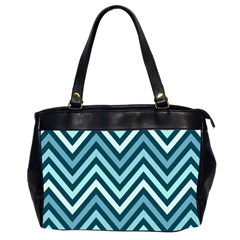 Chevron Vi Oversize Office Handbag (2 Sides) by GardenOfOphir