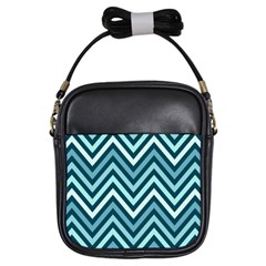 Chevron Vi Girls Sling Bag by GardenOfOphir