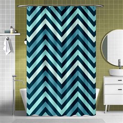 Chevron Vi Shower Curtain 48  X 72  (small)  by GardenOfOphir