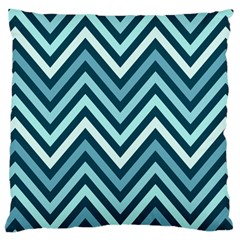 Chevron Vi Large Cushion Case (one Side) by GardenOfOphir