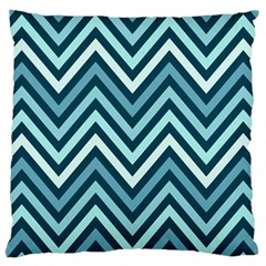 Chevron Vi Standard Premium Plush Fleece Cushion Case (two Sides) by GardenOfOphir