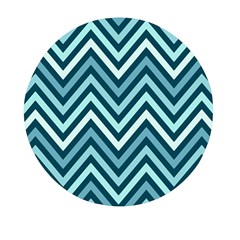 Chevron Vi Mini Round Pill Box (pack Of 5) by GardenOfOphir