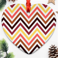 Chevron V Ornament (heart) by GardenOfOphir