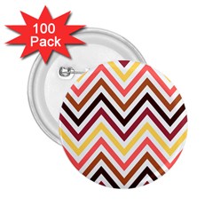 Chevron V 2 25  Buttons (100 Pack)  by GardenOfOphir