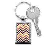 Chevron V Key Chain (Rectangle) Front