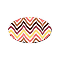 Chevron V Sticker (oval) by GardenOfOphir