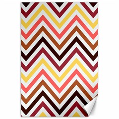 Chevron V Canvas 24  X 36  by GardenOfOphir