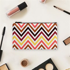 Chevron V Cosmetic Bag (small) by GardenOfOphir