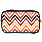 Chevron V Toiletries Bag (Two Sides) Front