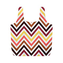 Chevron V Full Print Recycle Bag (m) by GardenOfOphir