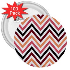 Chevron Iv 3  Buttons (100 Pack)  by GardenOfOphir