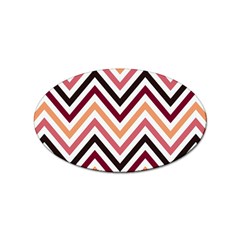 Chevron Iv Sticker Oval (100 Pack) by GardenOfOphir