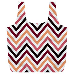 Chevron Iv Full Print Recycle Bag (xl) by GardenOfOphir