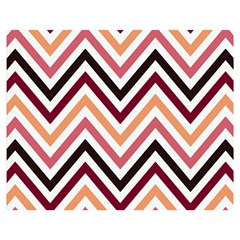 Chevron Iv Premium Plush Fleece Blanket (medium) by GardenOfOphir