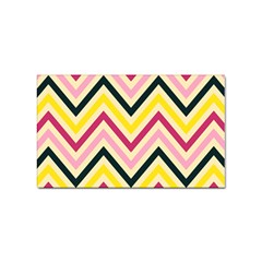 Chevron I Sticker Rectangular (10 pack)