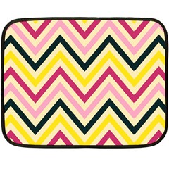 Chevron I One Side Fleece Blanket (Mini)