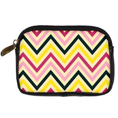 Chevron I Digital Camera Leather Case