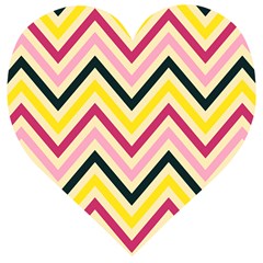 Chevron I Wooden Puzzle Heart