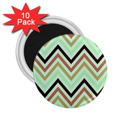 Chevron Iii 2 25  Magnets (10 Pack)  by GardenOfOphir