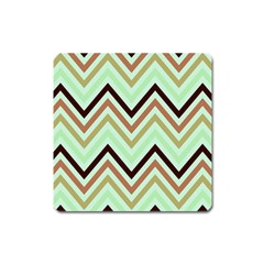 Chevron Iii Square Magnet by GardenOfOphir