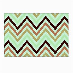 Chevron Iii Postcard 4 x 6  (pkg Of 10) by GardenOfOphir