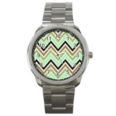 Chevron Iii Sport Metal Watch by GardenOfOphir