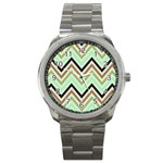 Chevron Iii Sport Metal Watch Front