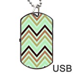 Chevron Iii Dog Tag USB Flash (One Side) Front