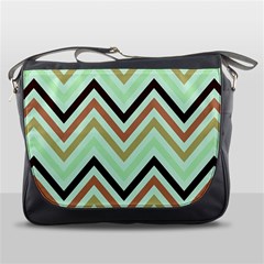 Chevron Iii Messenger Bag by GardenOfOphir