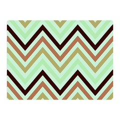 Chevron Iii Premium Plush Fleece Blanket (mini) by GardenOfOphir