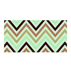 Chevron Iii Satin Wrap 35  X 70  by GardenOfOphir