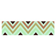 Chevron Iii Oblong Satin Scarf (16  X 60 ) by GardenOfOphir