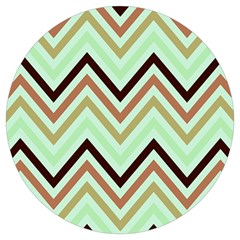 Chevron Iii Round Trivet by GardenOfOphir