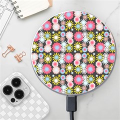 Pretty Flowers Wireless Fast Charger(white) by GardenOfOphir