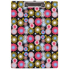 Pretty Flowers A4 Acrylic Clipboard by GardenOfOphir