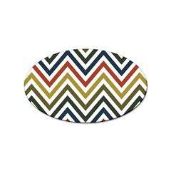 Chevron Ii Sticker (oval)