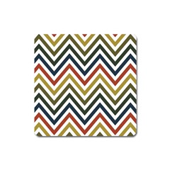 Chevron Ii Square Magnet by GardenOfOphir