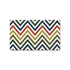 Chevron Ii Sticker Rectangular (10 Pack) by GardenOfOphir