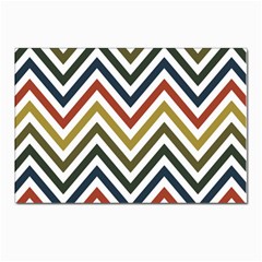 Chevron Ii Postcard 4 x 6  (pkg Of 10) by GardenOfOphir