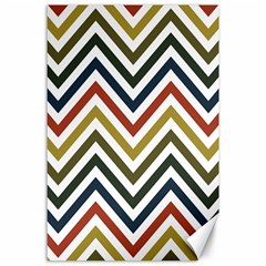 Chevron Ii Canvas 24  X 36  by GardenOfOphir